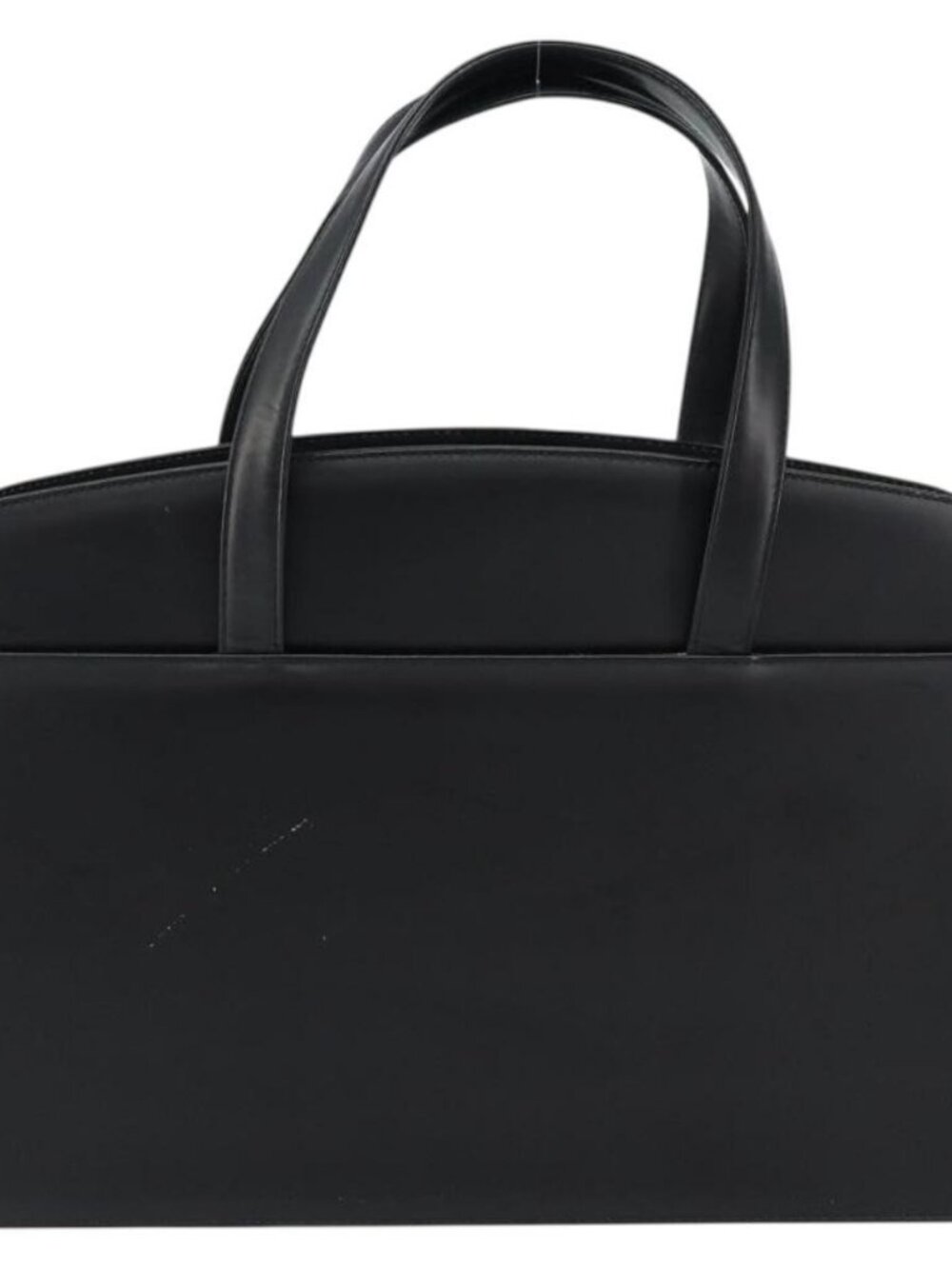 BURBERRY Hand Bag Leather Black Silver Auth 155218 - Picture 3 of 16